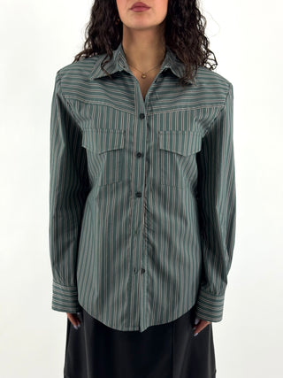 Camicia grigia a righe - 27C6294