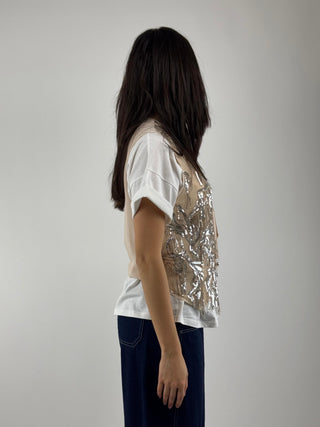 Gilet paillettes - D02E0243