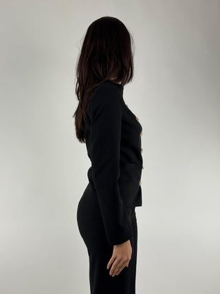 Giacca sfiancata con bottoni oro - TAB1716