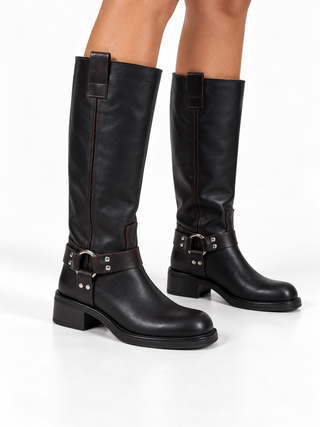 Biker effetto pelle invecchiata -  FW26AT2350MASP