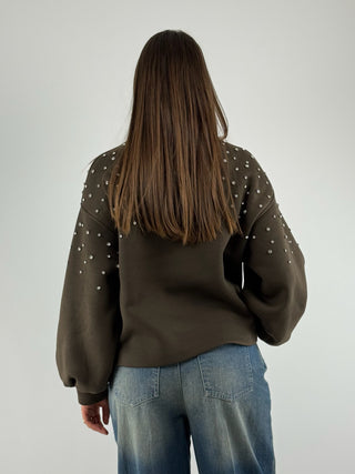 Felpa con strass - FVS-P032