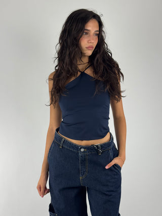 Top Blu Incrociato - UAC0055