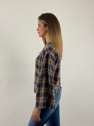 Blusa a quadri - W26C879