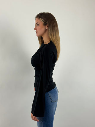 Maglia collo barchetta - MMA-R259