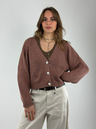 Cardigan bottoni gioiello, JIT-Q010