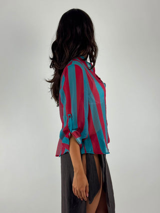 Camicia fantasia riga - CVS-Q422