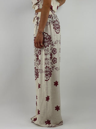 Pantalone palazzo fantasia - 39514