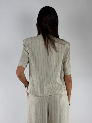 Blazer gessato - M02M1245