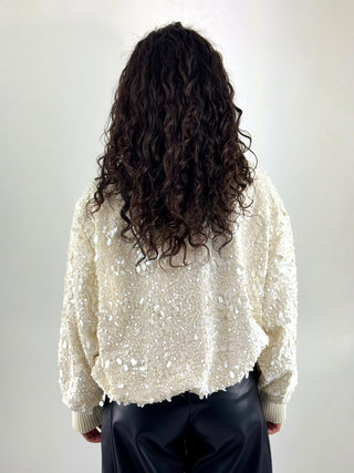 Bomber in paillettes - V03A0186