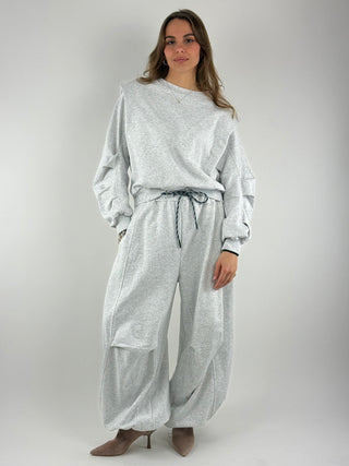 Felpa spallacci - D02N0321