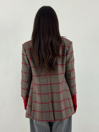 Blazer doppiopetto tartan - W26J149