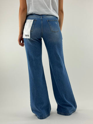 Jeans ‘Tokyo’ a zampa - PGZ-P111