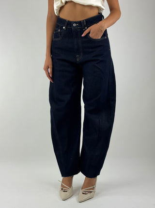 Jean balloon sfrangiato - PFA-R083