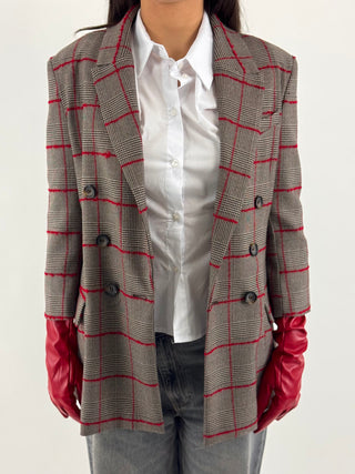Blazer doppiopetto tartan - W26J149