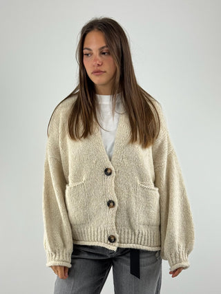 Cardigan con tasche - JIT-P020