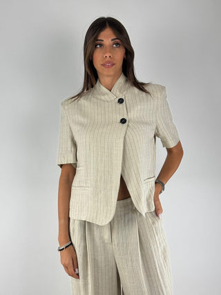 Blazer gessato - M02M1245