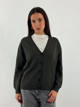 Cardigan scollo a V - 7AC7186