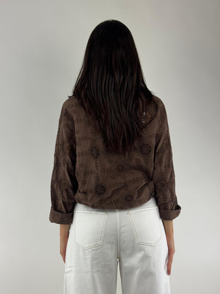 Camicia con ricami - S26M640