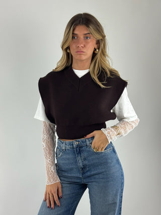 Gilet cropped - 77237F