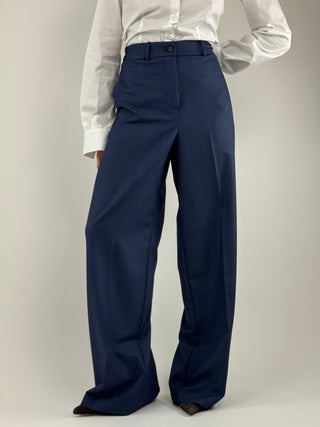 Pantalone palazzo con elastico - 16467/4701FIAM