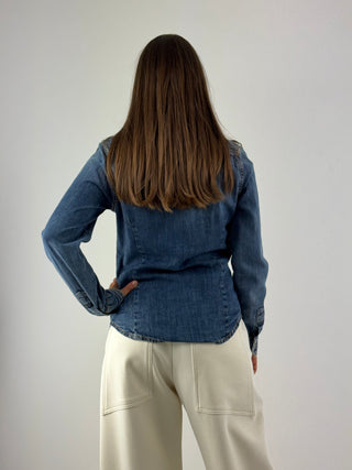 Camicia in denim sfiancata - GIANNA-C-AI25