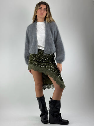 Gonna asimmetrica paillettes - W25GC65