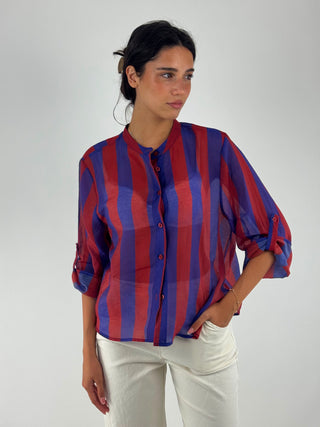 Camicia fantasia riga - CVS-Q422