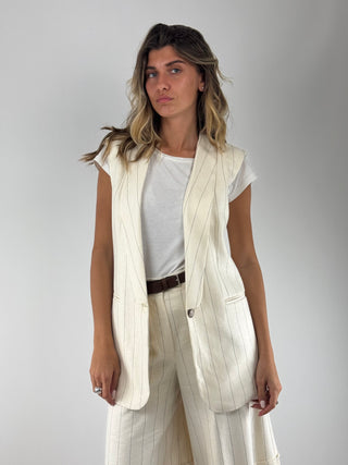 Gilet gessato - TAB1775