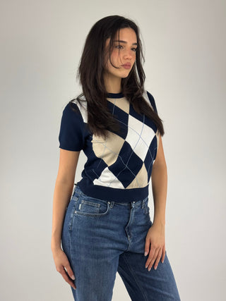 Maglia rombi - P6HMJ04A418