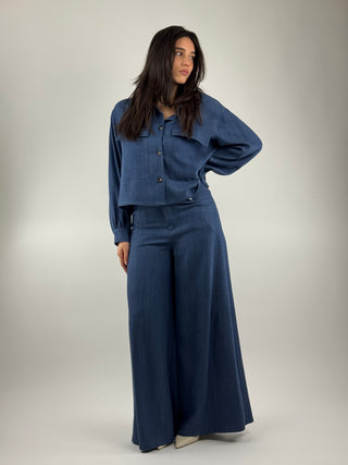 Pantalone palazzo - S12132L