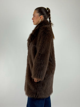 Cappotto pelliccia lungo -  225135