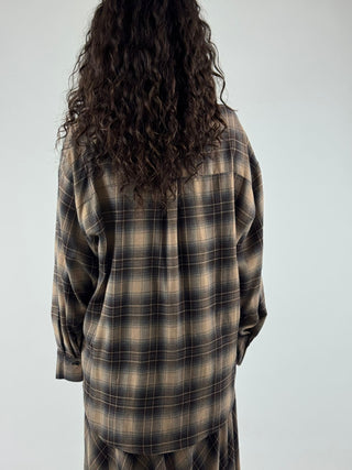 Camicia over fantasia quadro - Y1208B48
