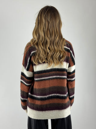 Cardigan a righe - 55178F
