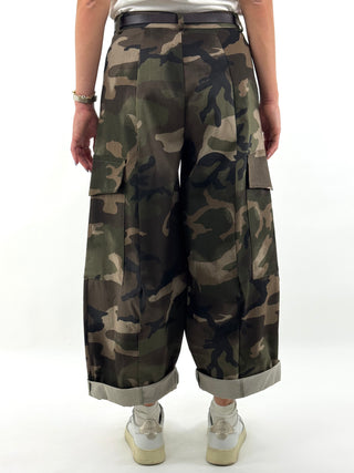 Pantalone cargo camouflage - R03L0588