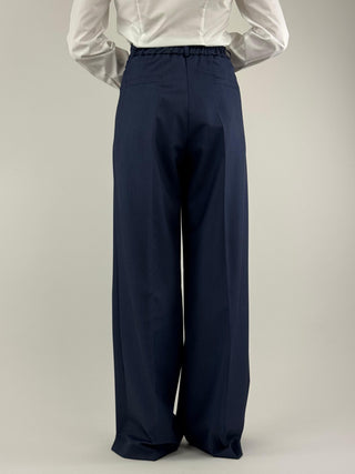 Pantalone palazzo con elastico - 16467/4701FIAM