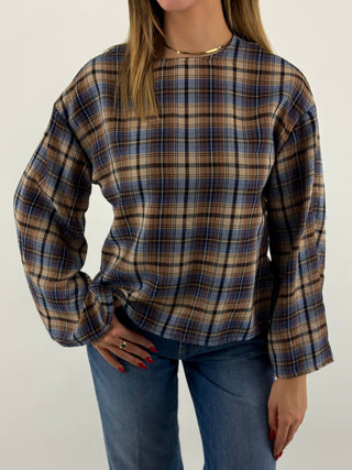 Blusa a quadri - W26C879