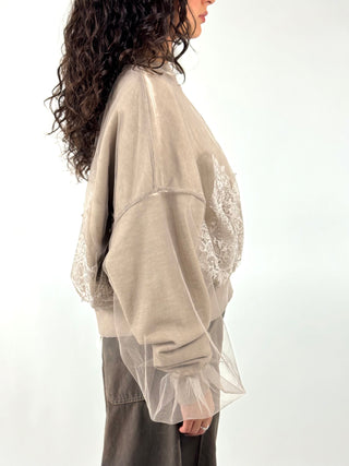 Felpa Beige - D03E0414