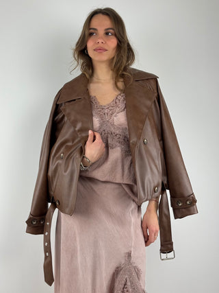 Bomber ecopelle - KFS-Q014