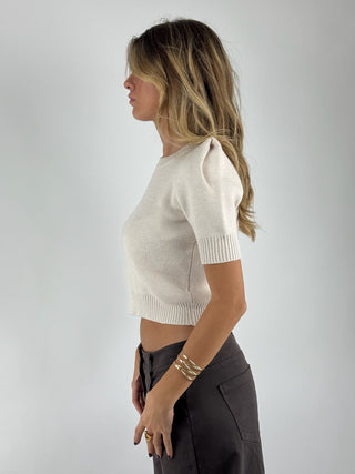 Maglia mezza manica sbuffo - 77236F