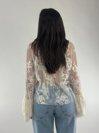 Camicia in pizzo - S26CA08