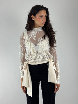 Blusa volant - S40M0263