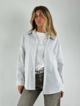 Camicia over righe - MU3009N