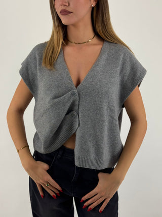 Gilet arricciato - D82449AI26