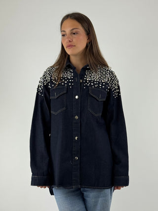 Camicia con strass - MF2501