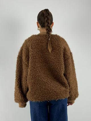 Giacca teddy con zip - TF1078