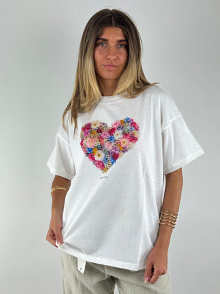 T-shirt fiori - RAB0924