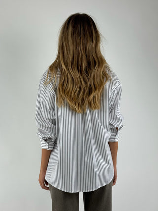 Camicia over righe - MU3009N