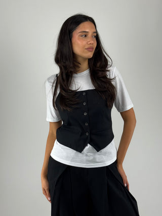 Gilet con t-shirt - J1335U1