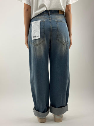 Jeans a gamba dritta - PLS-Q042