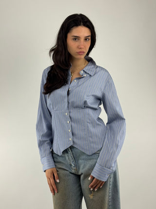 Camicia gessata - D02E0875